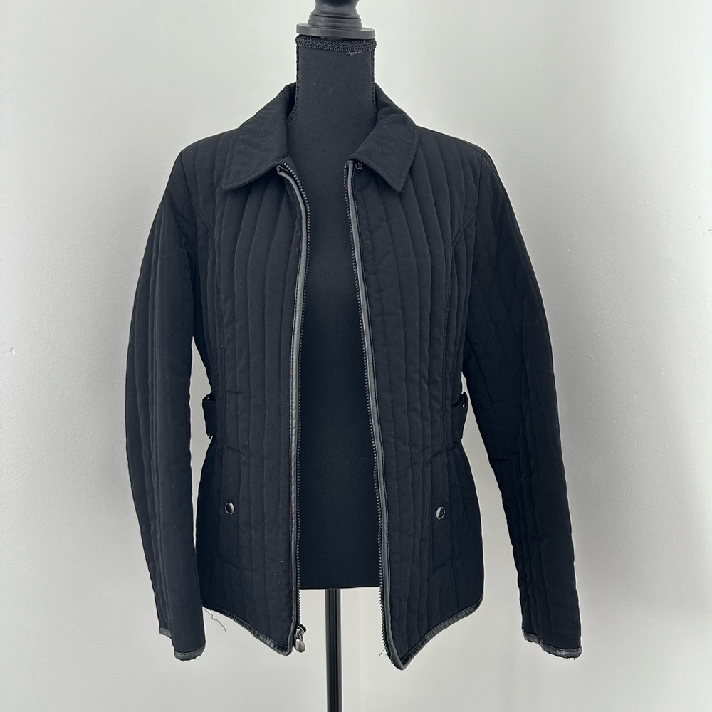 Black Croft & Barrow Fur Lined Jacket